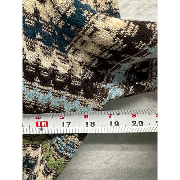 Anne Klein Multicolor Striped Knit Sweater with Tie Waist Size M - Picture 5 of 8